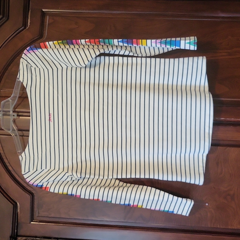 Joules striped long-sleeve tee with rainbow accents - Picture 5 of 10